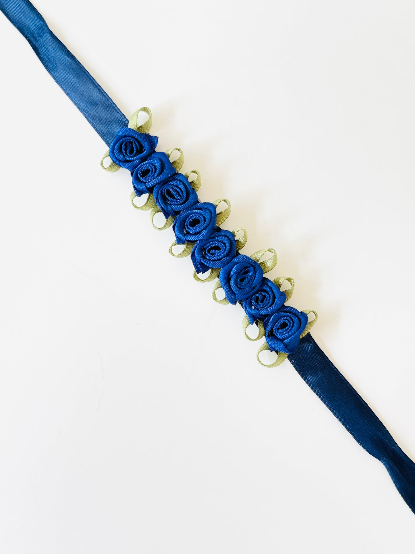 Bun Wrap - Navy Roses Small