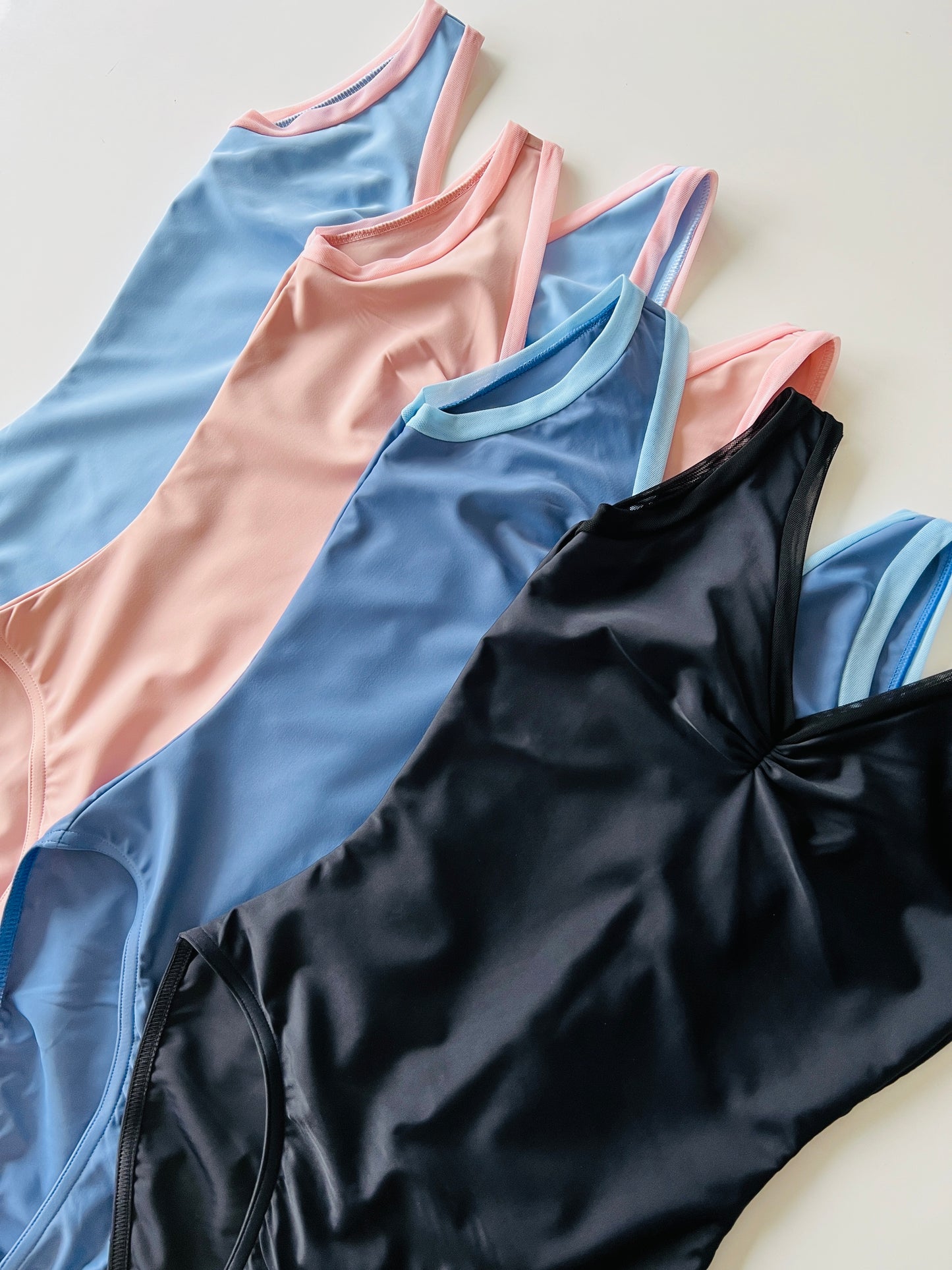 Sophia ballet leotard from Sonata Dancewear in four different colours sold by The Collective Dancewear