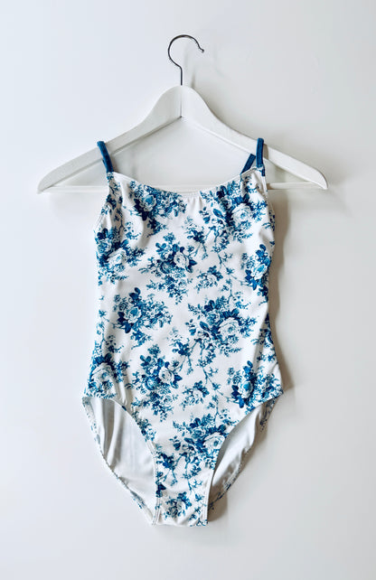The Floral Camisole - Blue and White