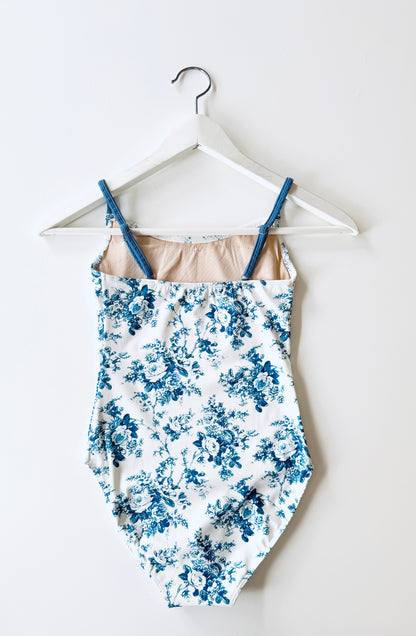 The Floral Camisole - Blue and White