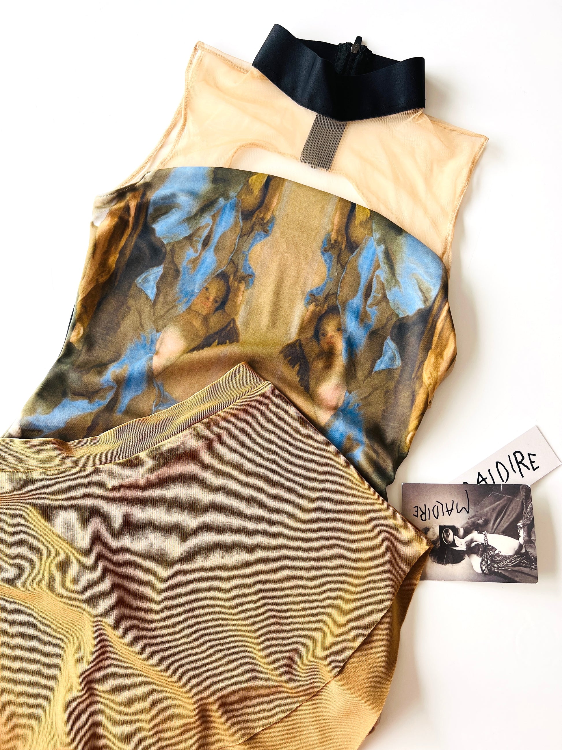 Bullet Pointe Sab ballet skirt in GOLD from the collective dancewear