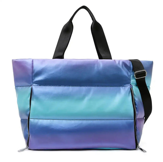 Large ballet, yoga dance bag in blue ombre from The Collective Dancewear