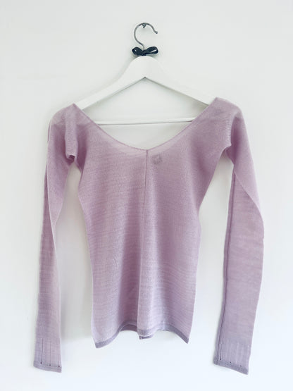 Fine knit warm up top from The Collective Dancewear