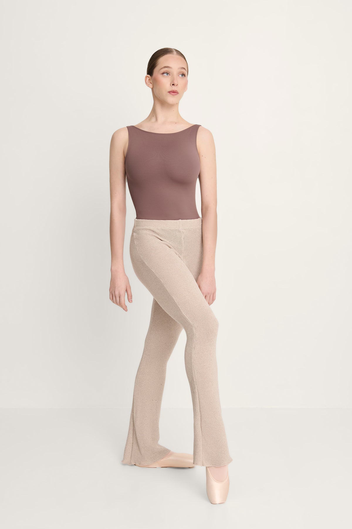 Intermezzo Halima Knitted Warmup Pants - Beige
