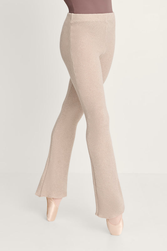 Intermezzo Halima Knitted Warmup Pants - Beige
