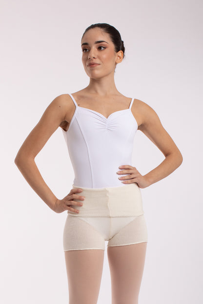 Intermezzo Dotti Knitted Shorts in Bamboo - Ivory