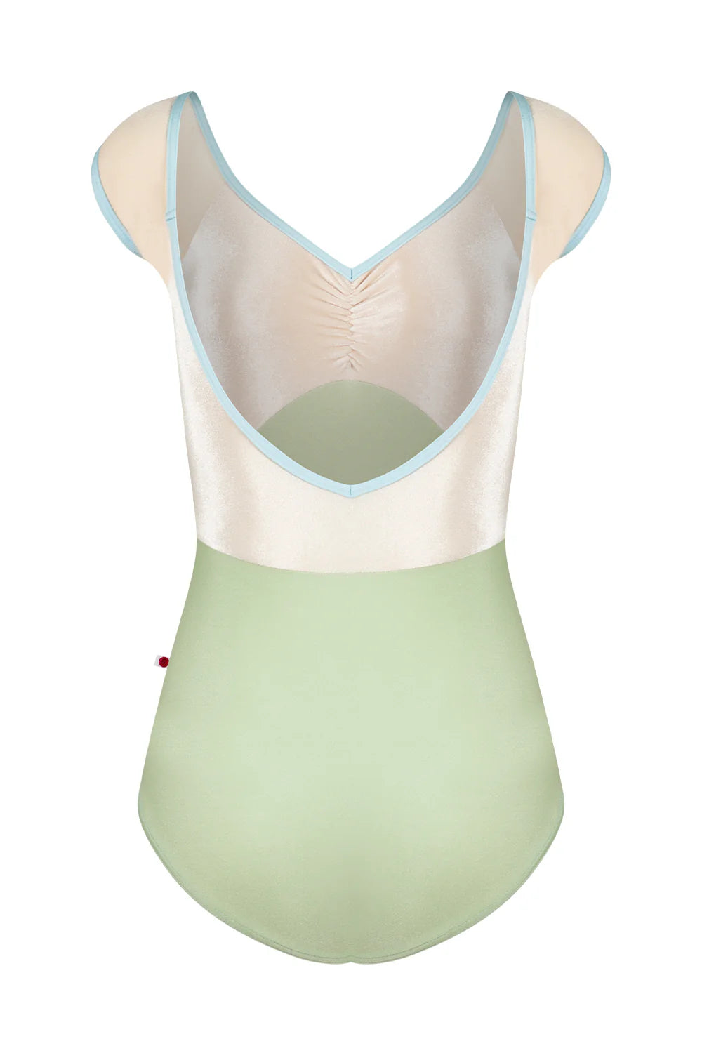 Yumiko Elli Cap Sleeve Leotard - Ginko Green