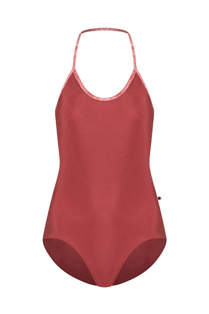 Yumiko Kate Halter Neck Leotard - Fox