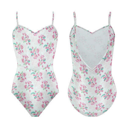 Danse de Paris Flora Camisole Leotard- Rose