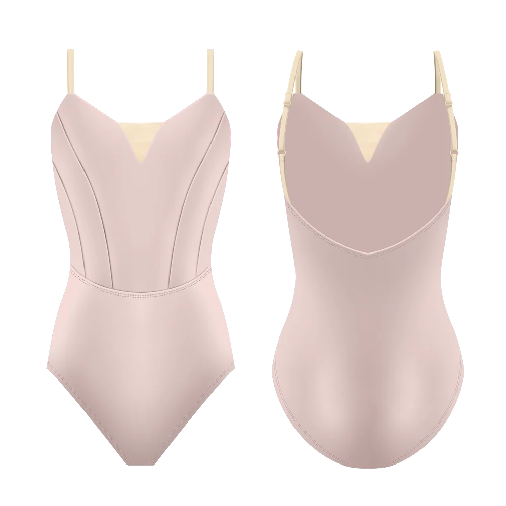 Danse de Paris Chloe Camisole Leotard - Ballet Pink
