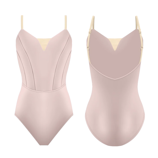 Danse de Paris Chloe Camisole Leotard - Blush