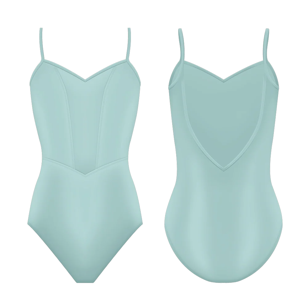 Danse de Paris Nikita Camisole Leotard - Icymorn Blue