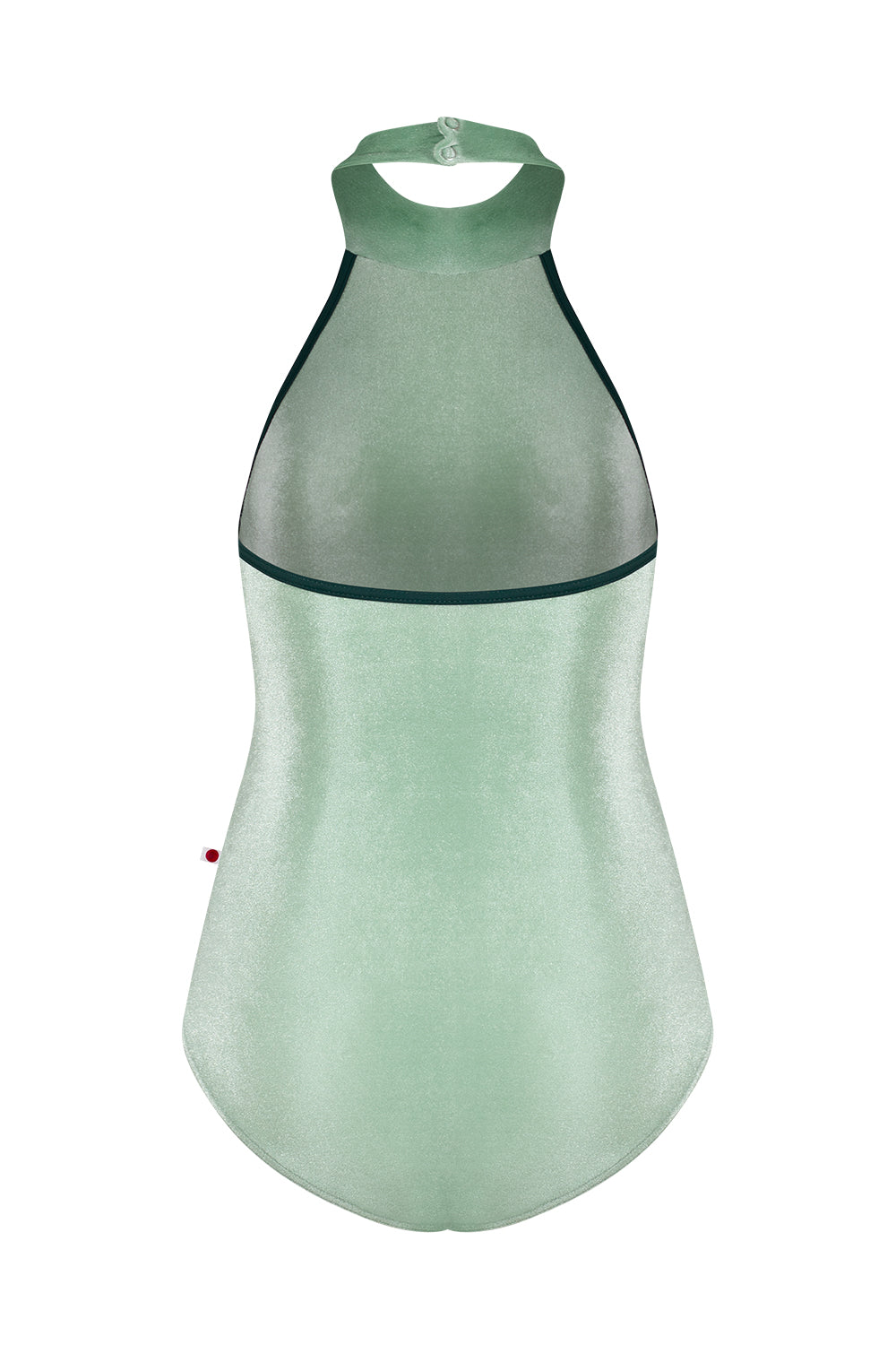 Yumiko Sarah Halter Neck Leotard - Meadow Green