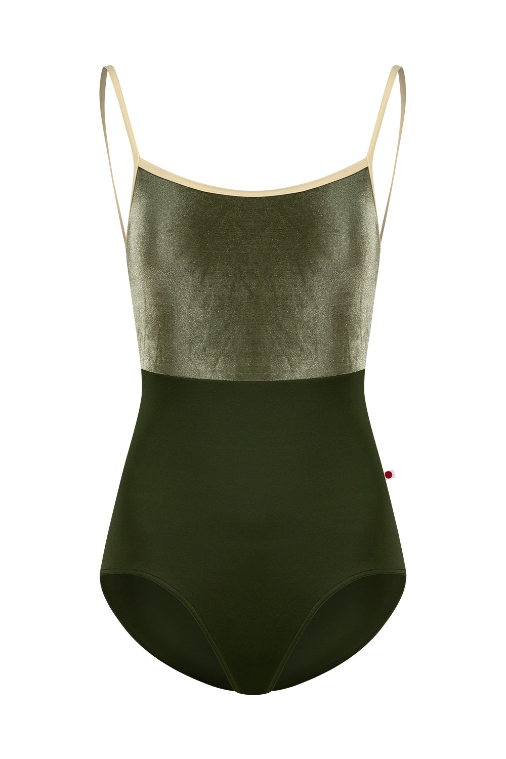 Yumiko Daniela Camisole Leotard - Jungle Green