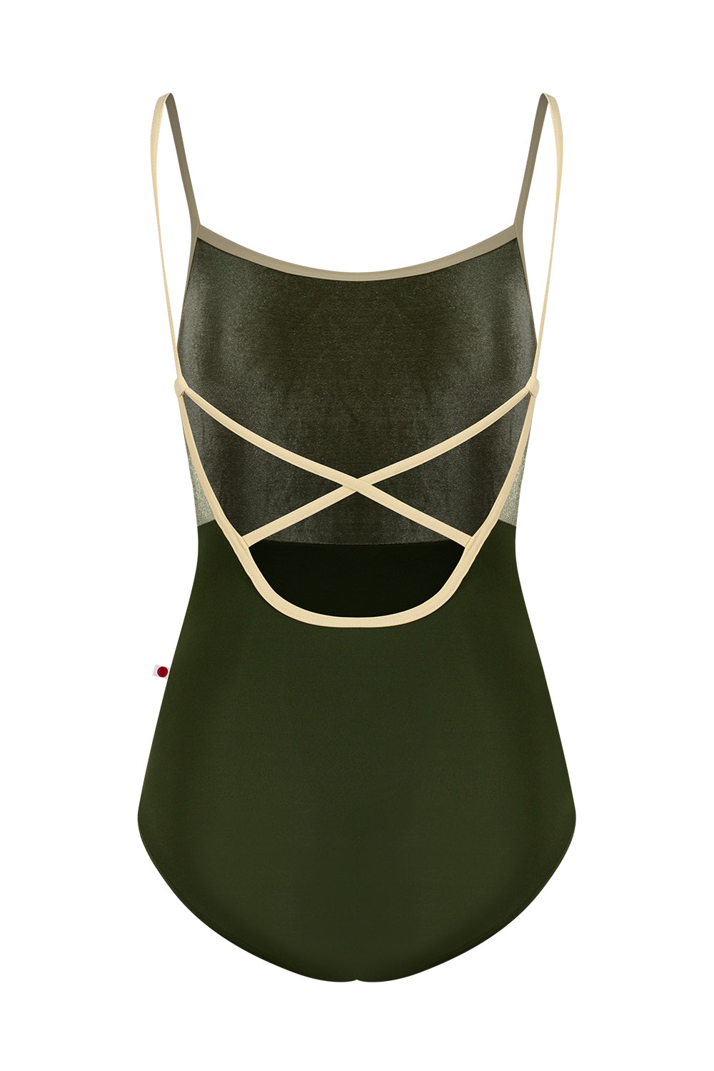 Yumiko Daniela Camisole Leotard - Jungle Green