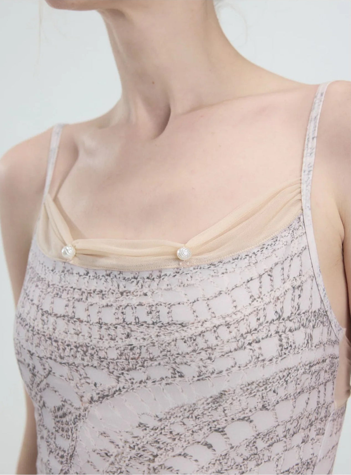 Sonnet Dance The Weave Camisole Leotard with Pearls