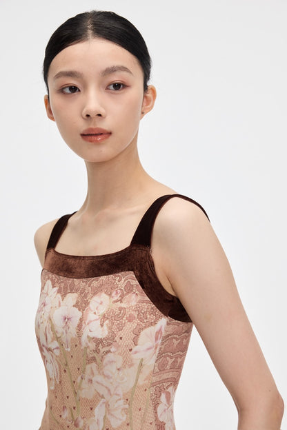 Sonnet Dance The Butterfly & Orchid Camisole Leotard