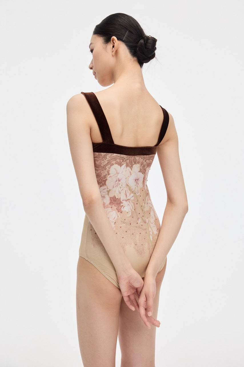 Sonnet Dance The Butterfly & Orchid Camisole Leotard