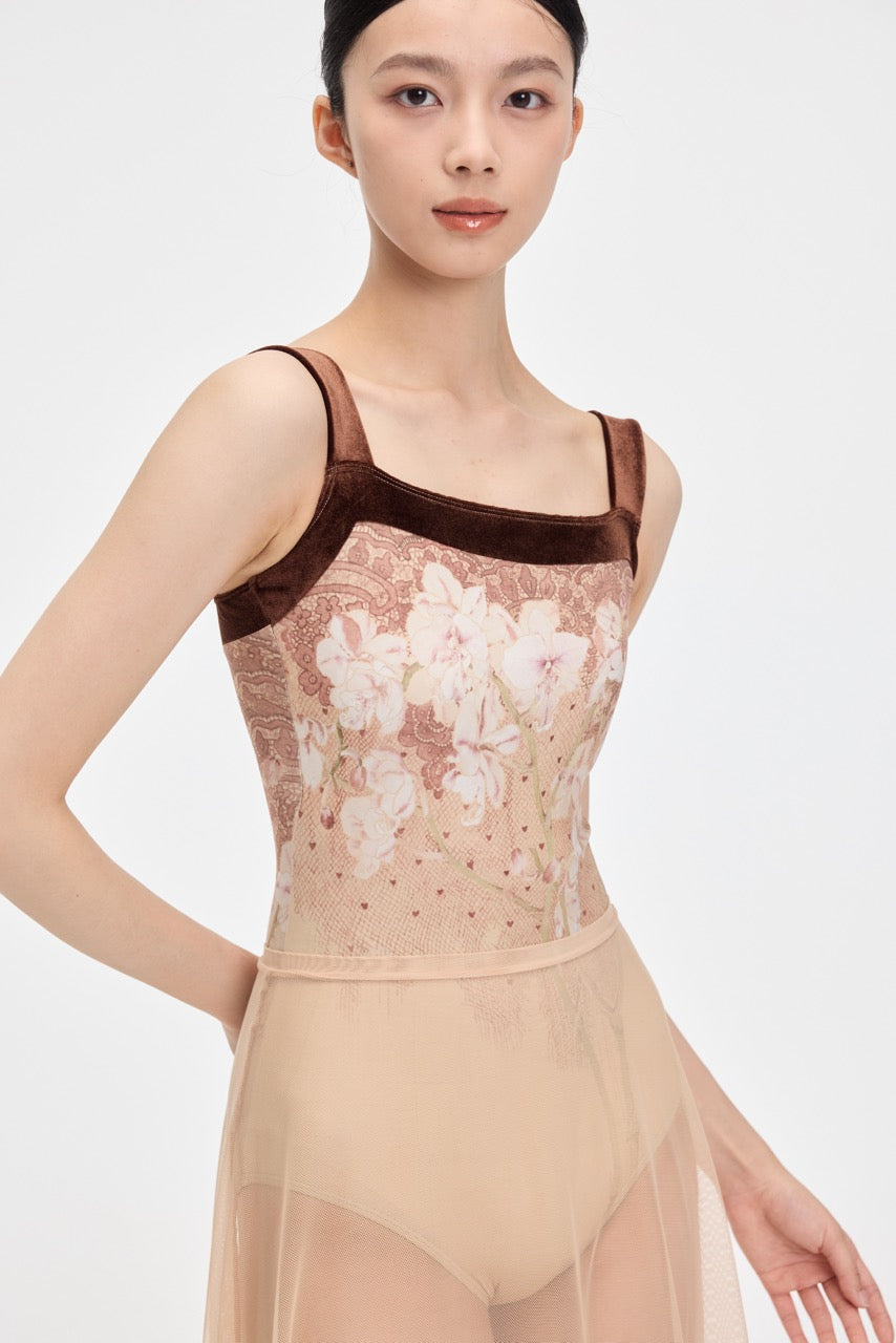 Sonnet Dance The Butterfly & Orchid Camisole Leotard