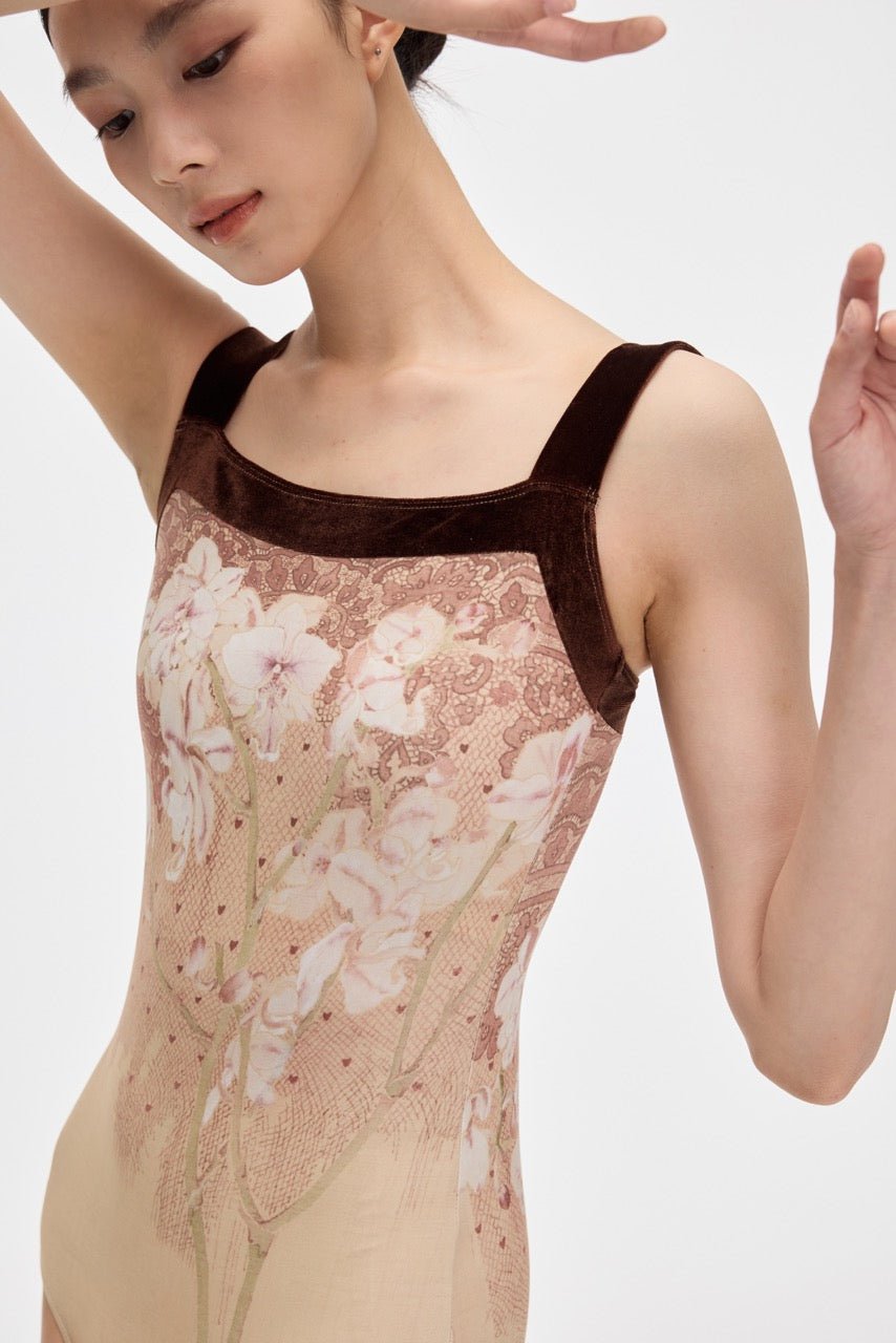 Sonnet Dance The Butterfly & Orchid Camisole Leotard