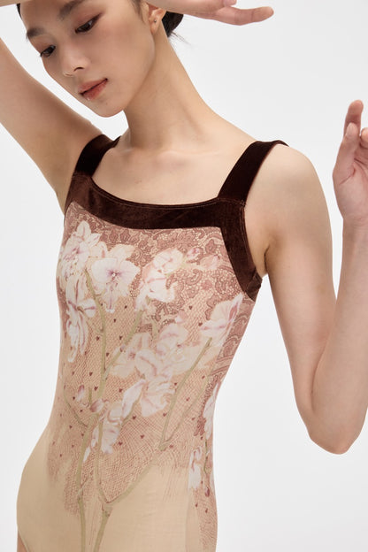 Sonnet Dance The Butterfly & Orchid Camisole Leotard