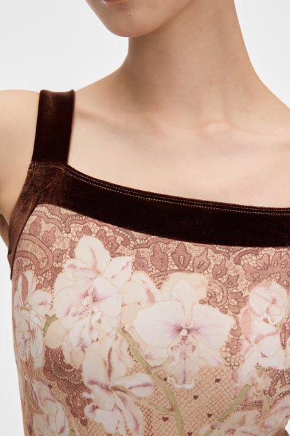 Sonnet Dance The Butterfly & Orchid Camisole Leotard
