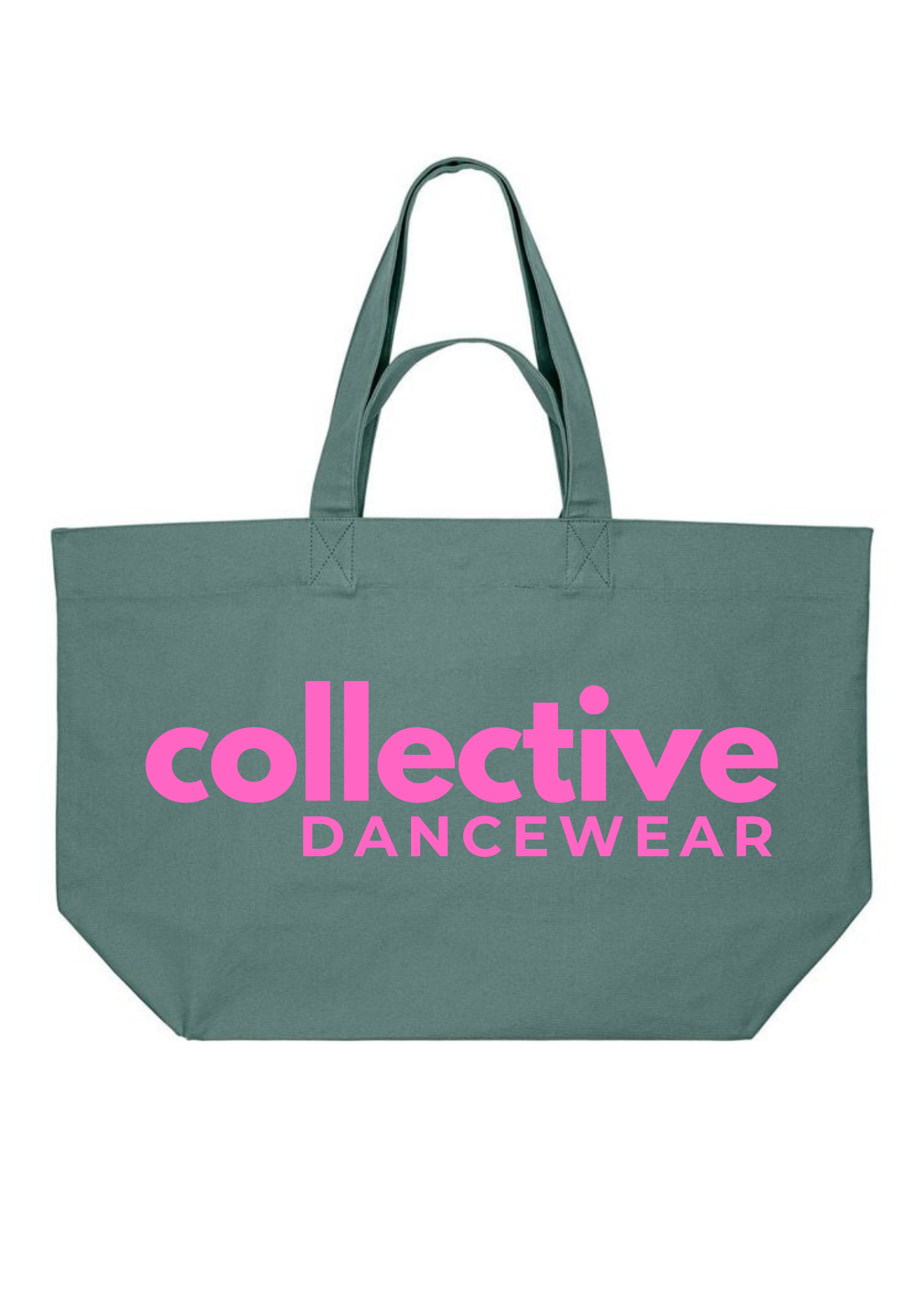 Collective Dancewear The BIG Tote Bag - Green Sage
