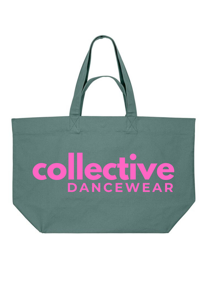 Collective Dancewear The BIG Tote Bag - Green Sage