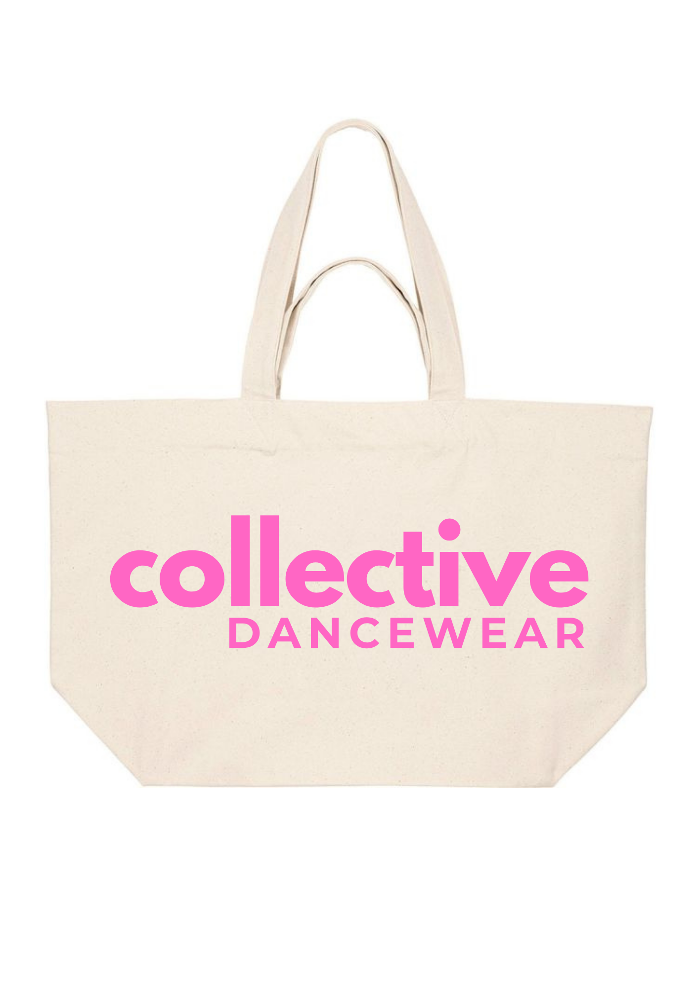 Collective Dancewear The BIG Tote Bag - Natural Cream