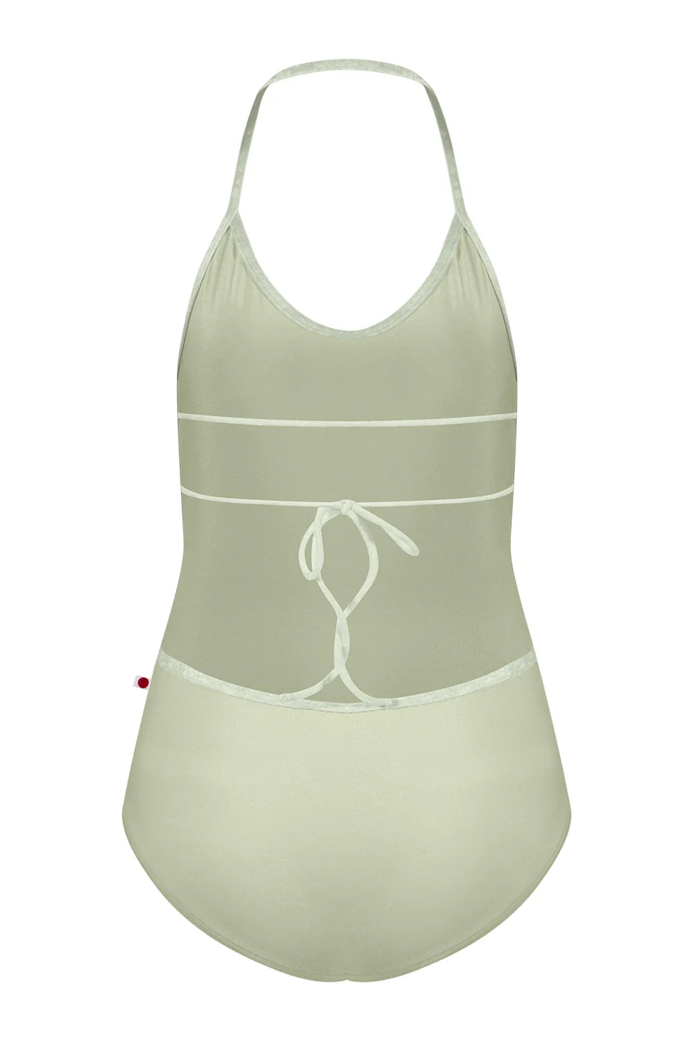 Yumiko Kate Halter Neck Leotard - Ginko and Pistachio Green