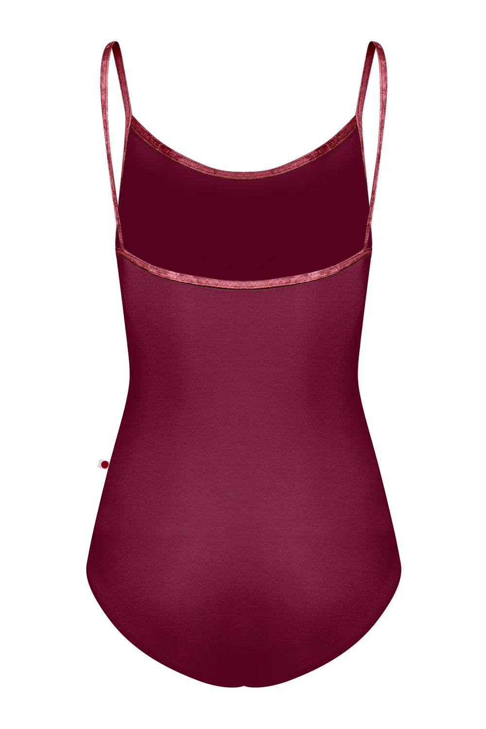 Yumiko Kathy Camisole Leotard - Burgundy & Rose