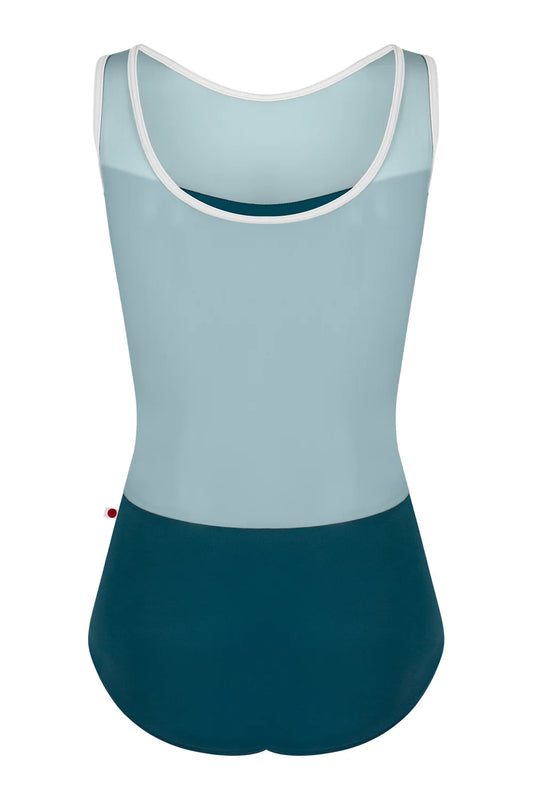 Yumiko Meagan Tank Leotard - Zenith an Lagoon Blue