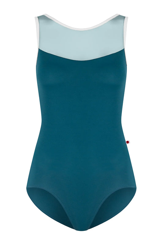 Yumiko Meagan Tank Leotard - Zenith an Lagoon Blue