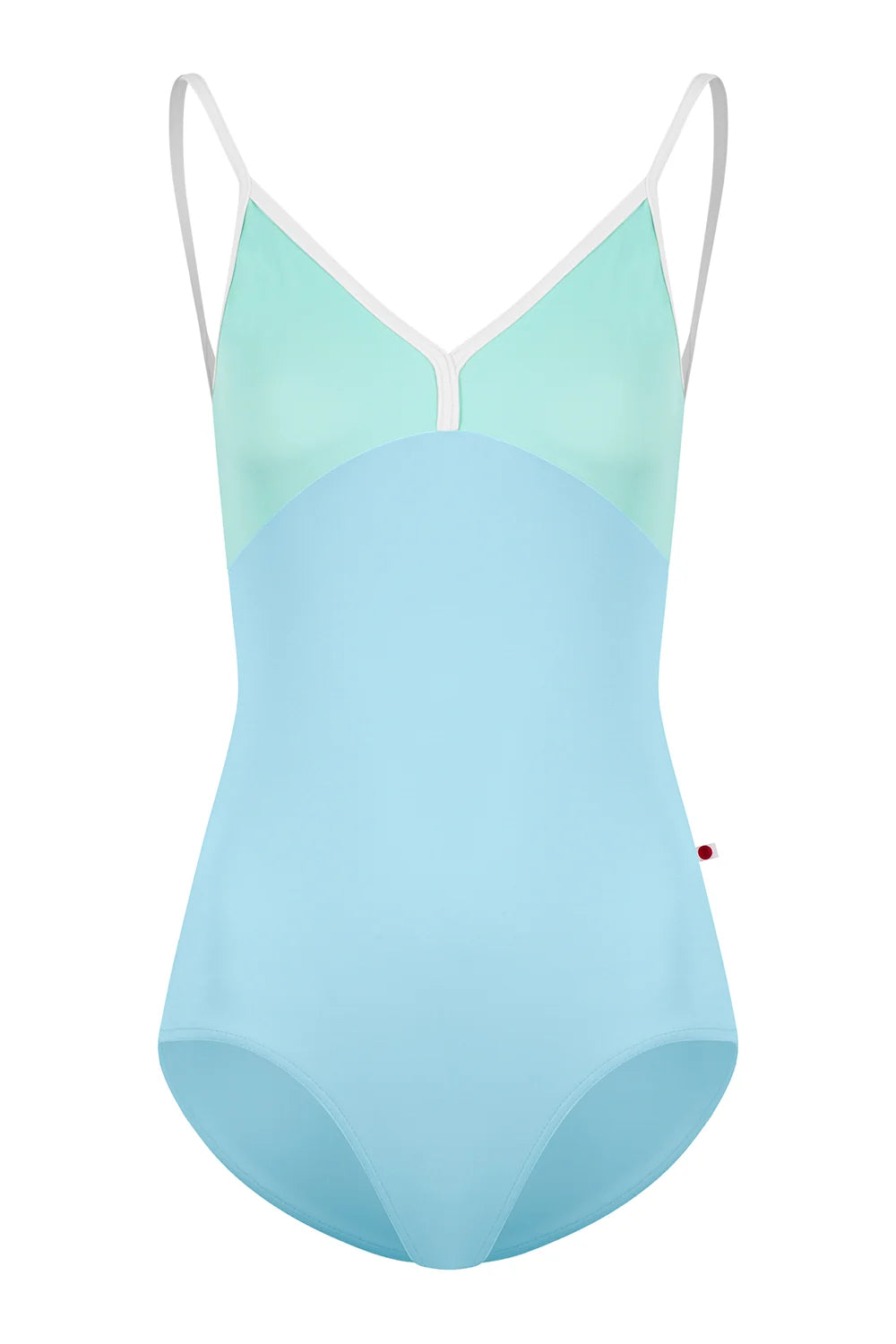 Yumiko Daria Camisole Leotard - Pool & Frozen Blue