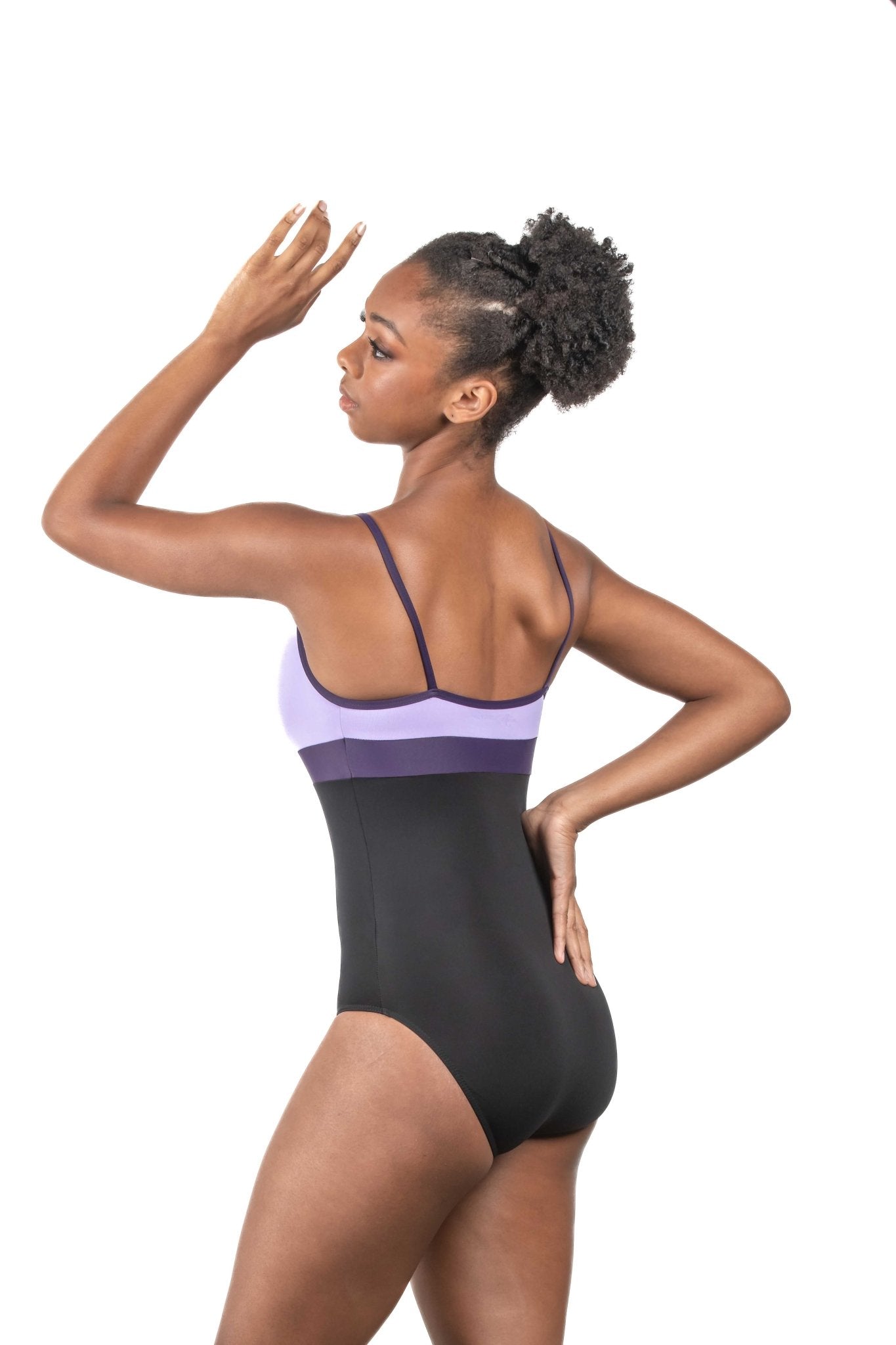 Ballet Rosa Akia Camisole Leotard - Lilac and Black - THE COLLECTIVE DANCEWEARBallet Rosa Akia Camisole Leotard - Lilac and BlackmLeotardTHE COLLECTIVE DANCEWEAR