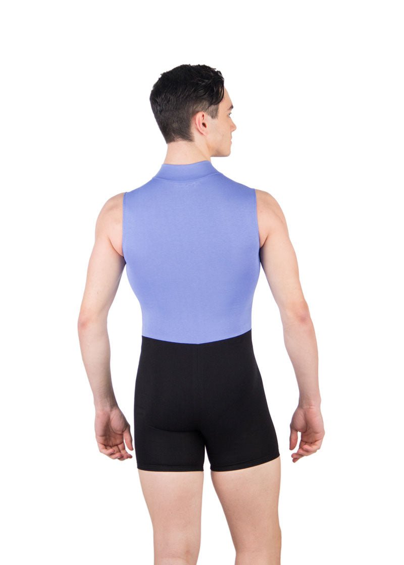 Ballet Rosa Men's Biketard Siegfried - Black & Sky - THE COLLECTIVE DANCEWEARBallet Rosa Men's Biketard Siegfried - Black & Sky#mLeotardTHE COLLECTIVE DANCEWEAR