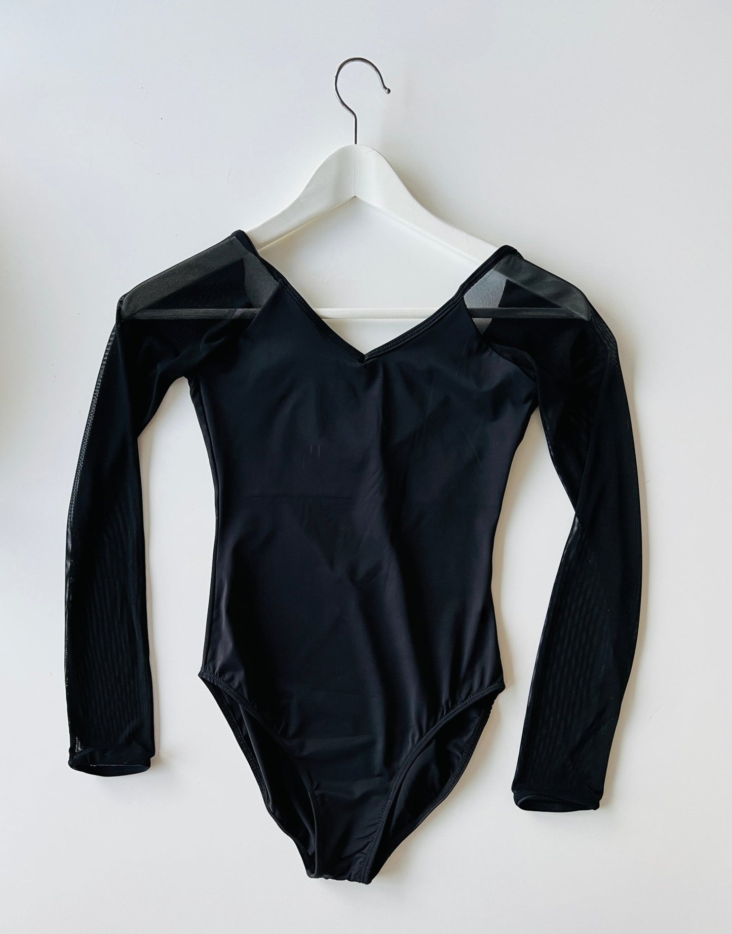 Black 3/4 Sleeved Leotard - THE COLLECTIVE DANCEWEARBlack 3/4 Sleeved Leotard#mLeotardTHE COLLECTIVE DANCEWEAR