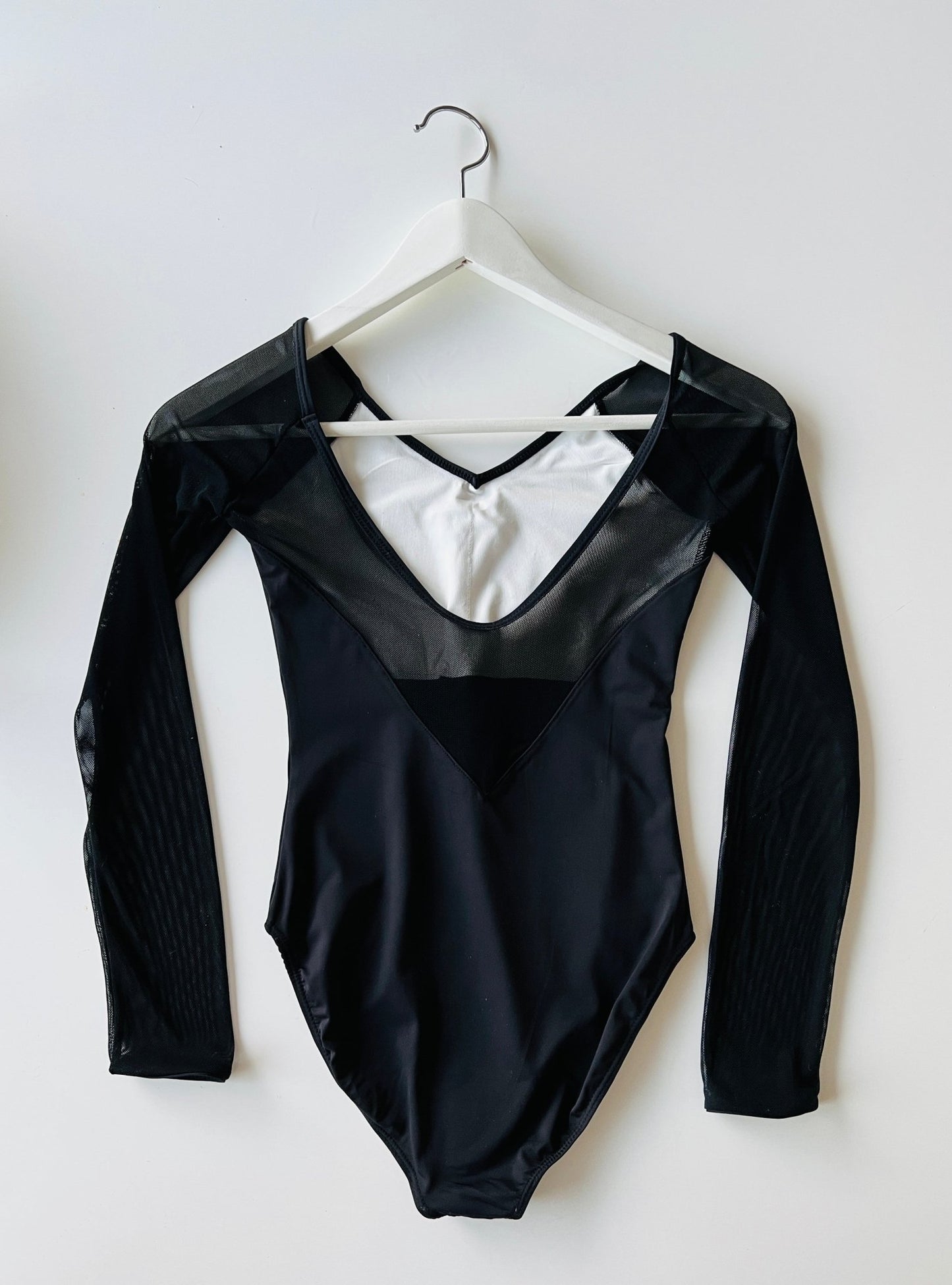 Black 3/4 Sleeved Leotard - THE COLLECTIVE DANCEWEARBlack 3/4 Sleeved Leotard#mLeotardTHE COLLECTIVE DANCEWEAR