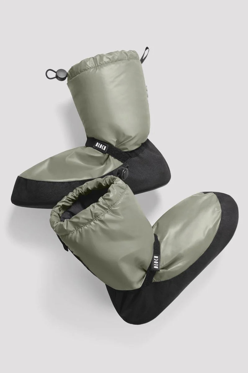 Bloch Warm-Up Bootie - Metallic Olive