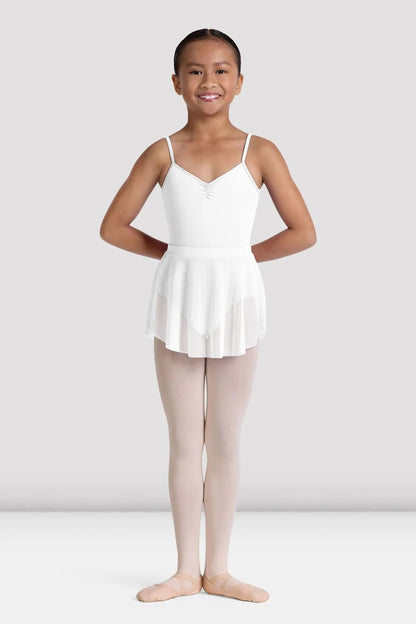 Bloch Girls Viola Mesh Skirt - White - THE COLLECTIVE DANCEWEARBloch Girls Viola Mesh Skirt - WhitemSkirtTHE COLLECTIVE DANCEWEAR