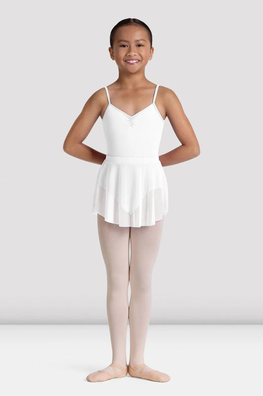 Bloch Girls Viola Mesh Skirt - White - THE COLLECTIVE DANCEWEARBloch Girls Viola Mesh Skirt - WhitemSkirtTHE COLLECTIVE DANCEWEAR