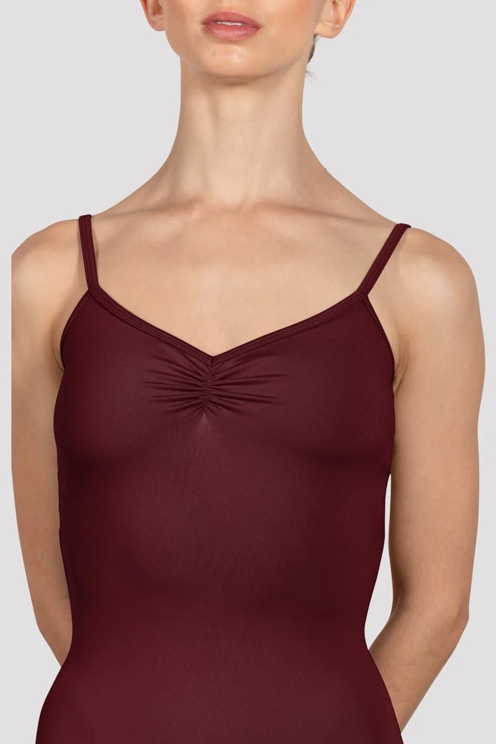 Bloch Ladies Arianne Camisole Leotard - Burgundy - THE COLLECTIVE DANCEWEARBloch Ladies Arianne Camisole Leotard - BurgundymLeotardTHE COLLECTIVE DANCEWEAR