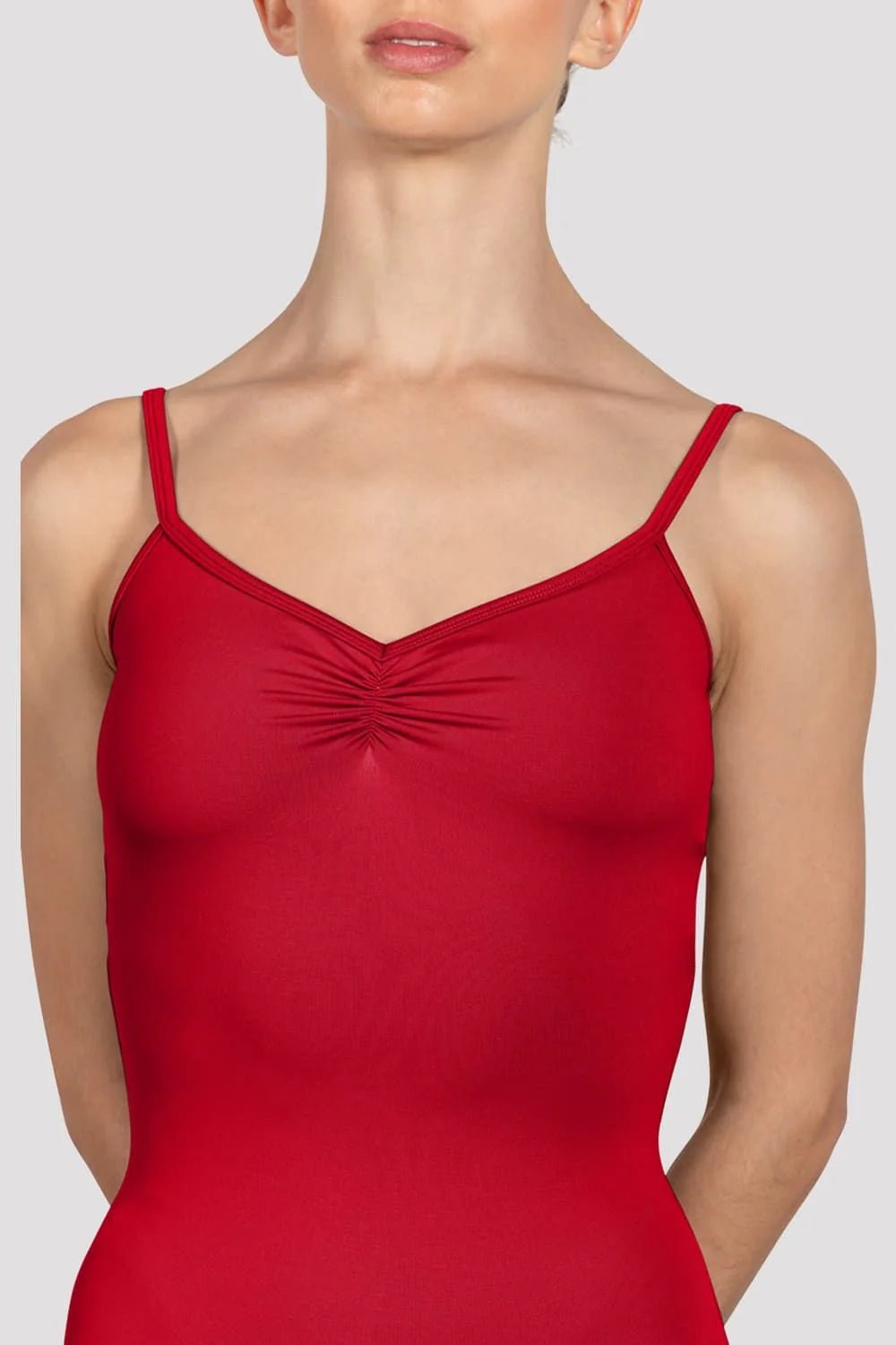 Bloch Ladies Arianne Camisole Leotard - Red - THE COLLECTIVE DANCEWEARBloch Ladies Arianne Camisole Leotard - RedmLeotardTHE COLLECTIVE DANCEWEAR