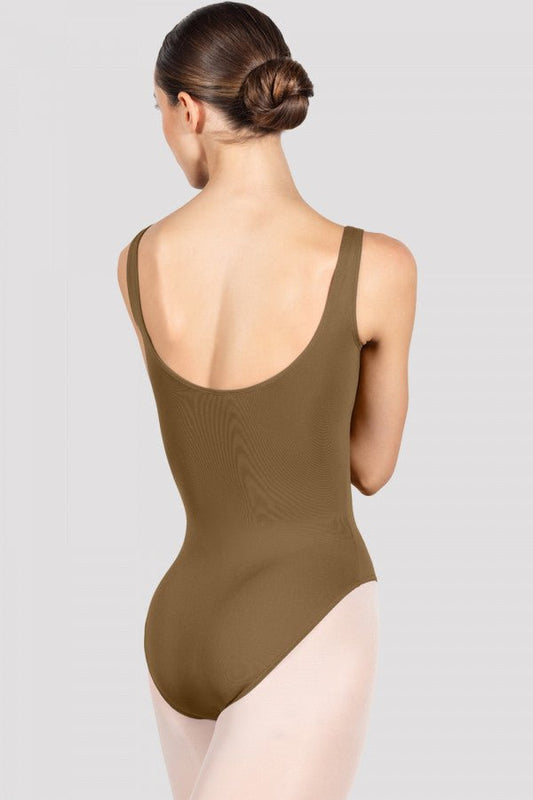 Bloch Ladies Ava Camisole Leotard Thick Straps - Almond - THE COLLECTIVE DANCEWEARBloch Ladies Ava Camisole Leotard Thick Straps - AlmondmLeotardTHE COLLECTIVE DANCEWEAR