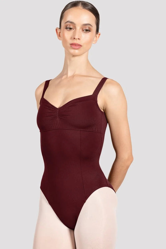 Bloch Ladies Ava Camisole Leotard Thick Straps - Burgundy - THE COLLECTIVE DANCEWEARBloch Ladies Ava Camisole Leotard Thick Straps - BurgundymLeotardTHE COLLECTIVE DANCEWEAR