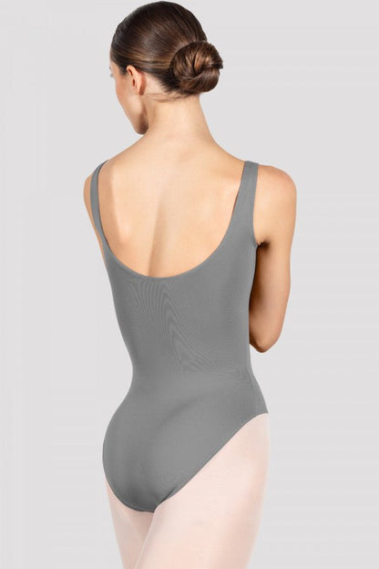 Bloch Ladies Ava Camisole Leotard Thick Straps - Grey - THE COLLECTIVE DANCEWEARBloch Ladies Ava Camisole Leotard Thick Straps - GreymLeotardTHE COLLECTIVE DANCEWEAR