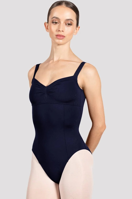 Bloch Ladies Ava Camisole Leotard Thick Straps - Navy - THE COLLECTIVE DANCEWEARBloch Ladies Ava Camisole Leotard Thick Straps - NavymLeotardTHE COLLECTIVE DANCEWEAR