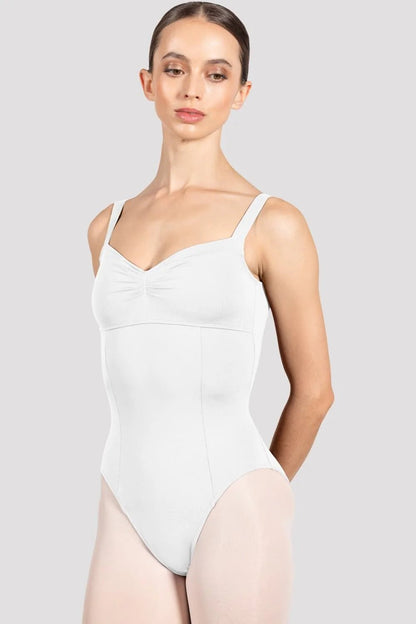 Bloch Ladies Ava Camisole Leotard Thick Straps - White - THE COLLECTIVE DANCEWEARBloch Ladies Ava Camisole Leotard Thick Straps - WhitemLeotardTHE COLLECTIVE DANCEWEAR