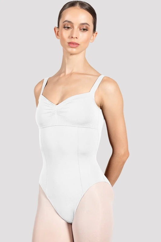 Bloch Ladies Ava Camisole Leotard Thick Straps - White - THE COLLECTIVE DANCEWEARBloch Ladies Ava Camisole Leotard Thick Straps - WhitemLeotardTHE COLLECTIVE DANCEWEAR