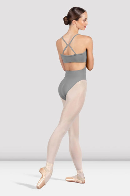 Bloch Ladies Emi Cut Out Camisole Leotard - Grey - THE COLLECTIVE DANCEWEARBloch Ladies Emi Cut Out Camisole Leotard - GreymLeotardTHE COLLECTIVE DANCEWEAR